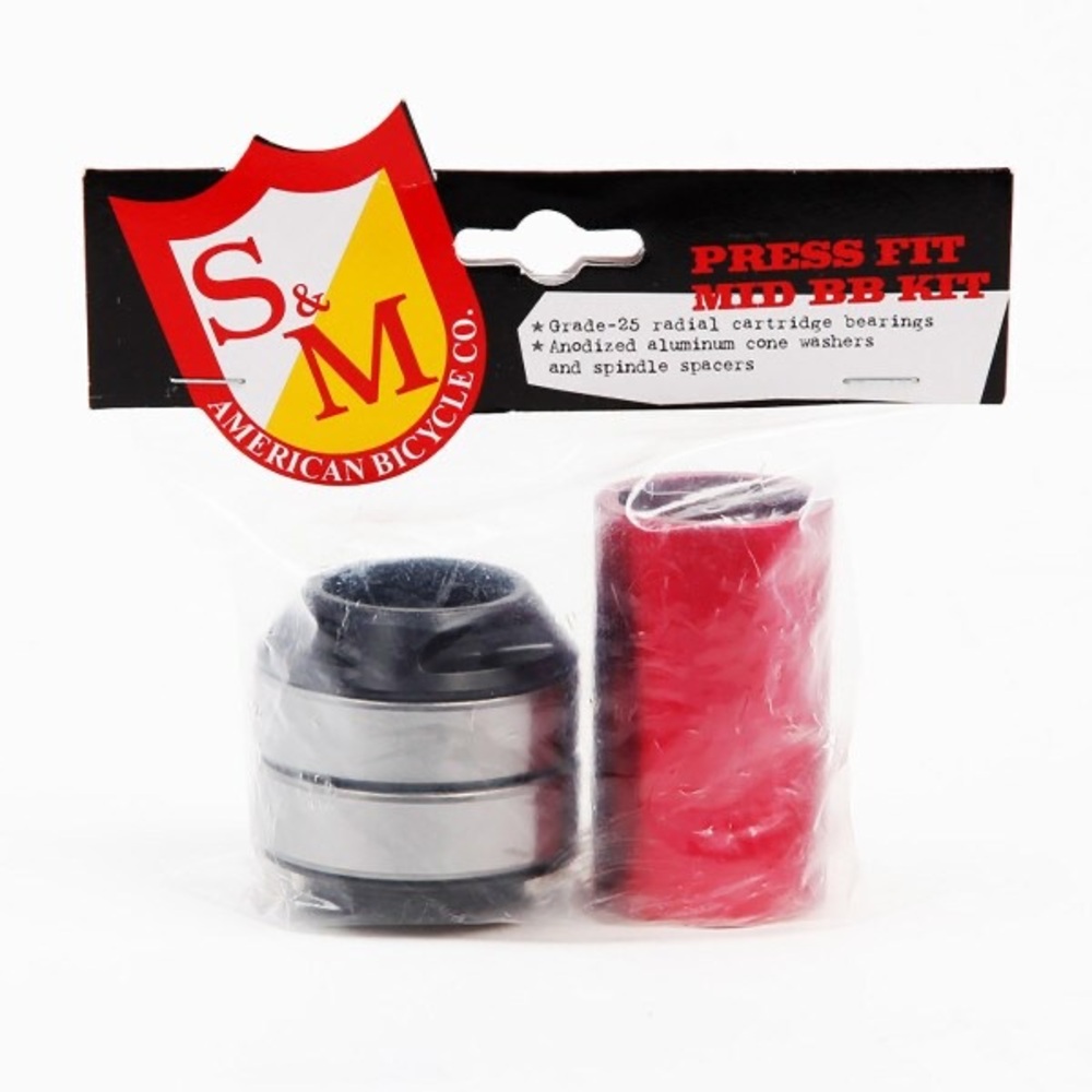 S&M MID 24mm Bottom Bracket BMX Bike Bottom Bracket Cult Primo Odyssey BMX Bikes